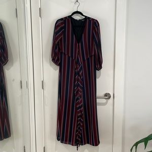 Madewell maxi striped dress